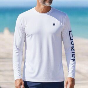 Men’s Hurley Long Sleeve Sun Shirt Medium SPF 50+